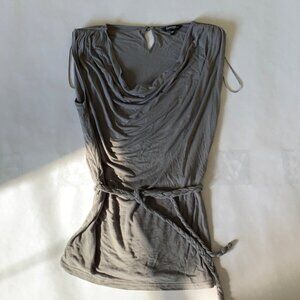 George Cowl Neck Jersey Tunic Top Size Small